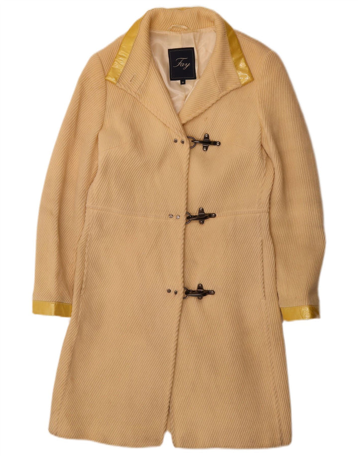 Sobretudo feminino Fay UK 12 lã bege médio