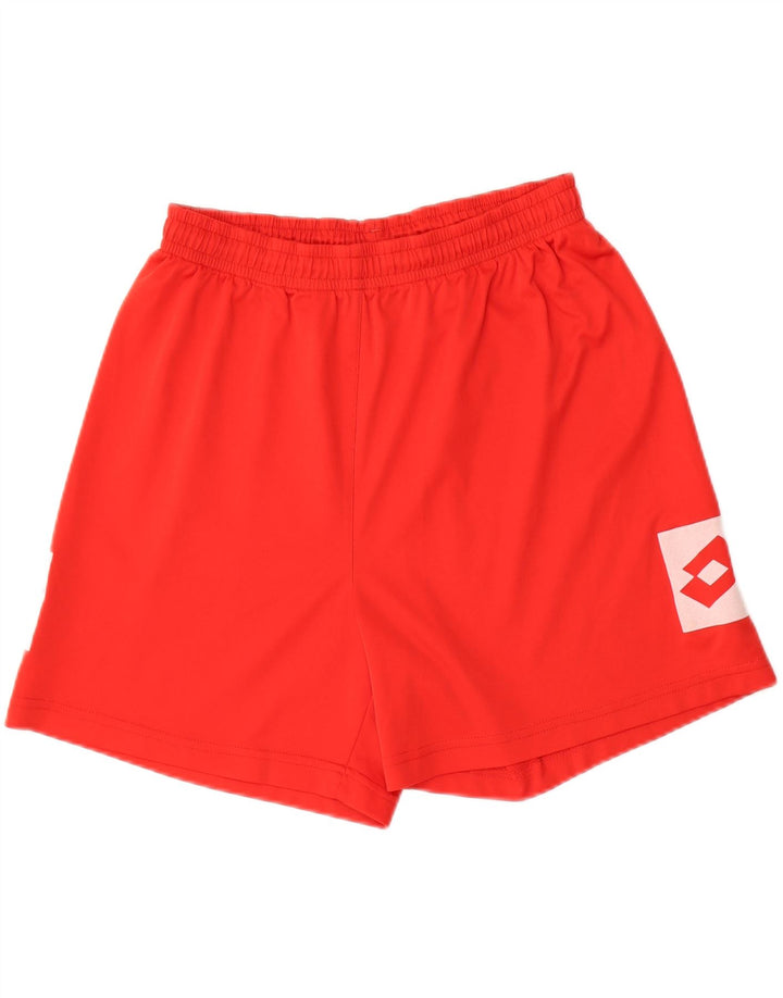 Shorts esportivos masculinos LOTTO UK 42/44 XL poliéster vermelho