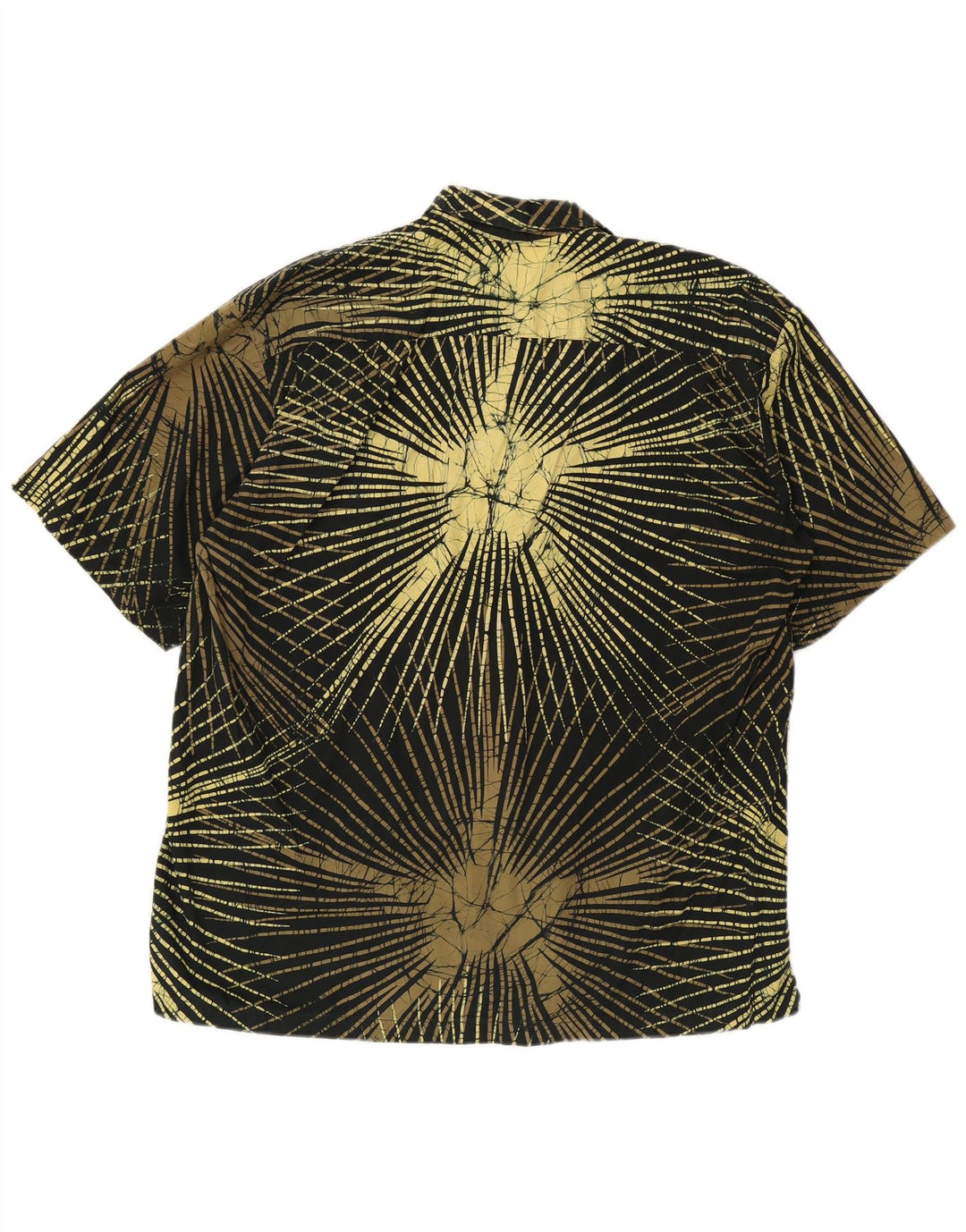 Camisa masculina Caribelle Batik com estampa abstrata grande multicolorida