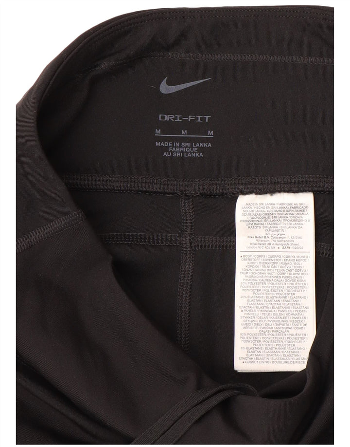 Leggings Nike Dri Fit Capri UK 14 Médio Preto Poliéster
