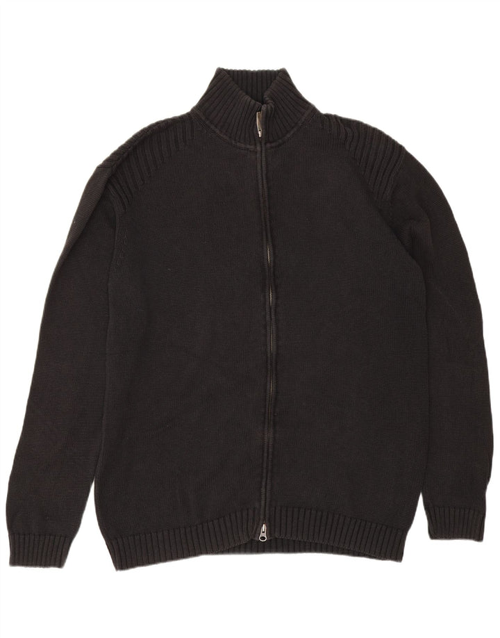 Suéter cardigã masculino Gant XL linho preto