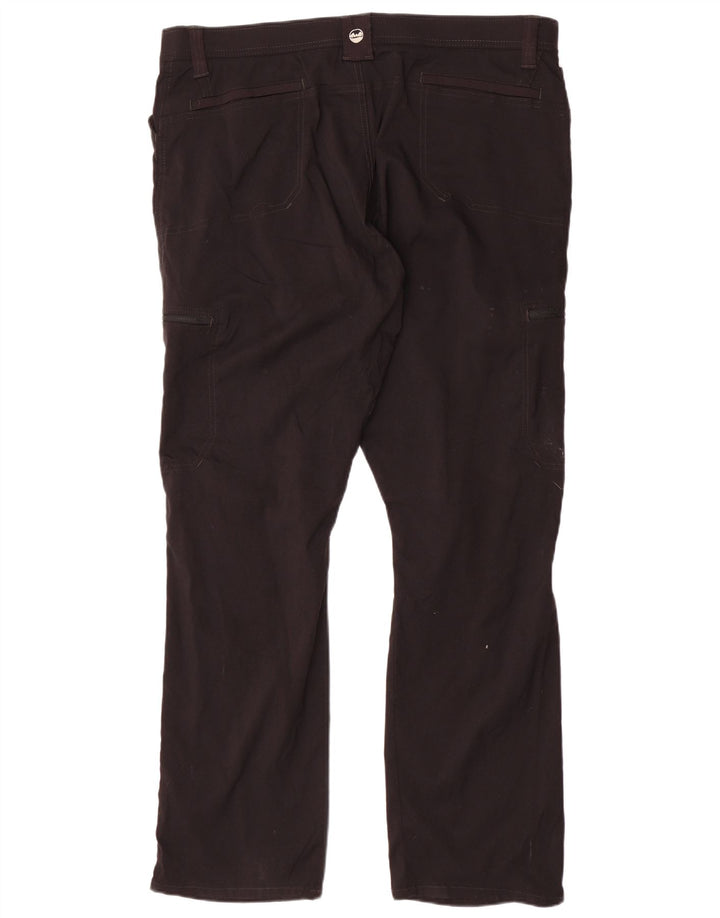 Calça cargo feminina reta WRANGLER W42 L30 nylon preto