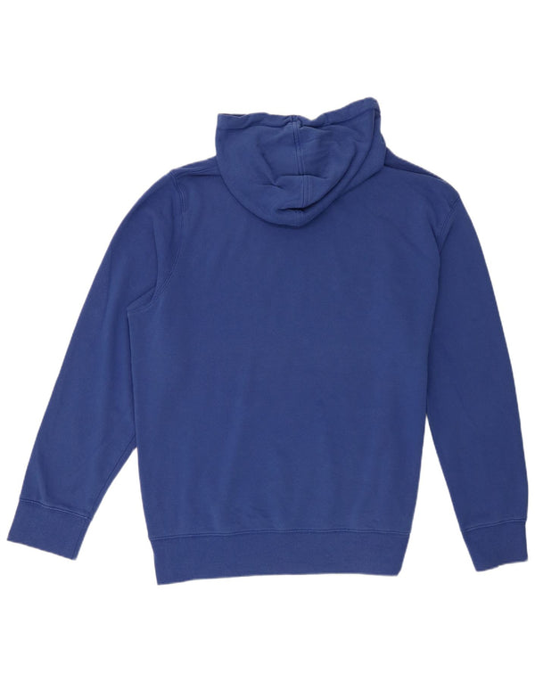 New Balance Mens Graphic Hoodie Jumper XL Azul Marinho Algodão