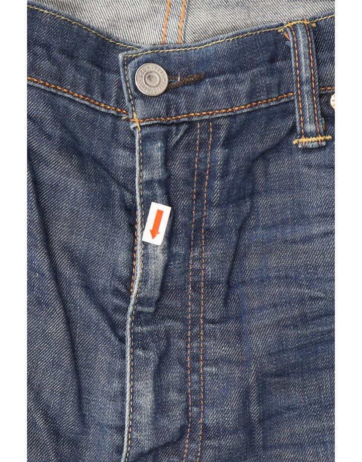 LEVI'S Masculino 508 Tapered Jeans W38 L32 Azul Algodão