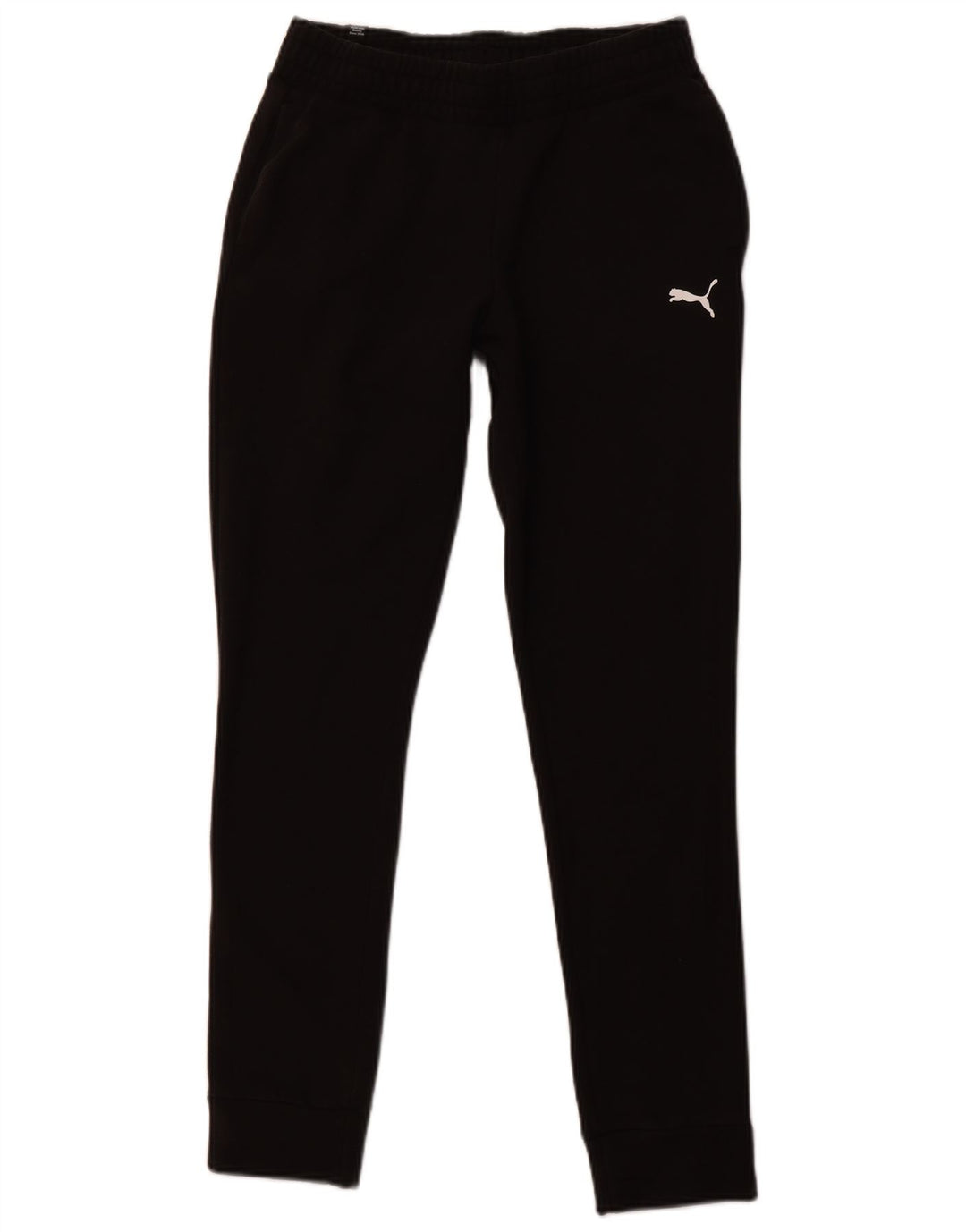 Calça de treino masculina PUMA pequena de algodão preto