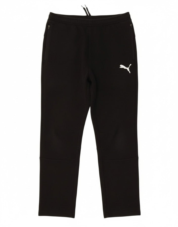 Calça de treino masculina PUMA grande algodão preto