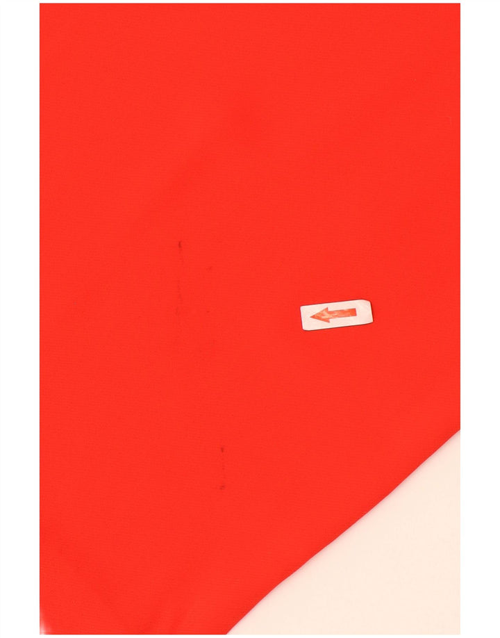 Calça de treino feminina Marks & Spencer Reino Unido 14 grande poliéster vermelho