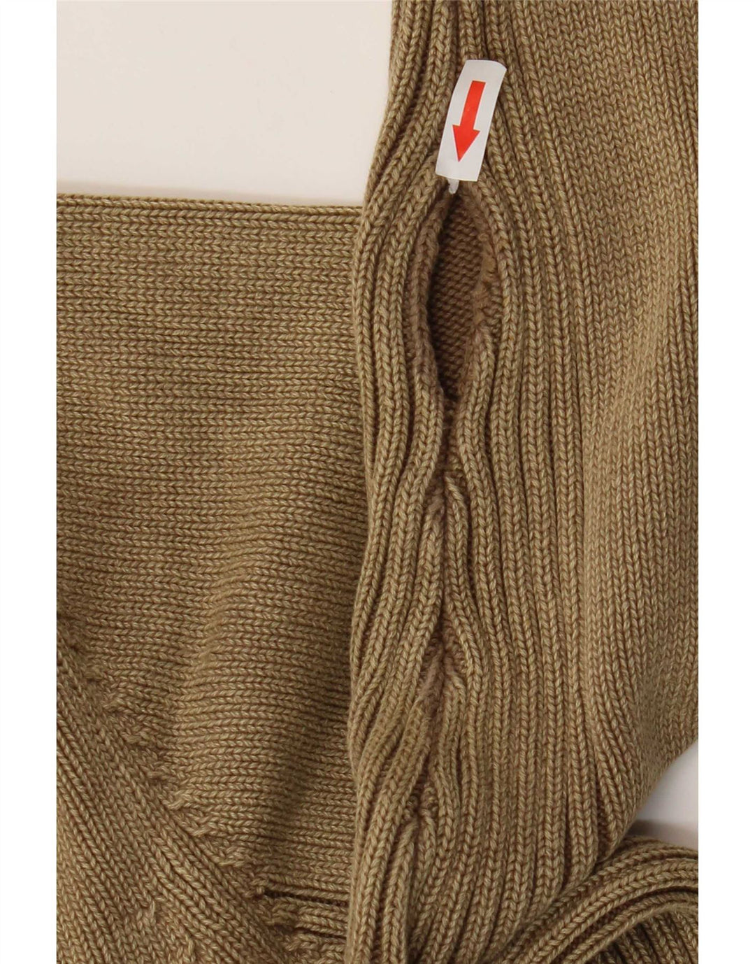 Suéter masculino Camp David com zíper e gola em algodão marrom 2XL