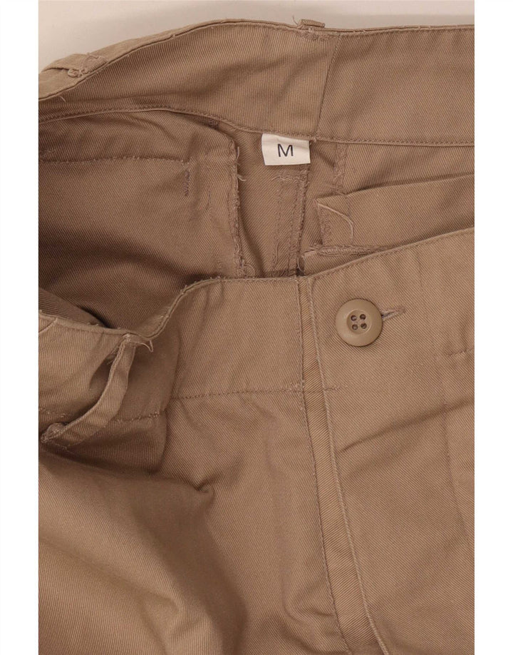 Calças cargo vintage masculinas joggers médias W34 L31 bege