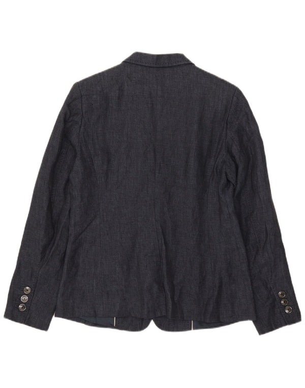 Jaqueta Marks & Spencer Autograph Blazer Feminina Reino Unido 12 Médio Azul Marinho