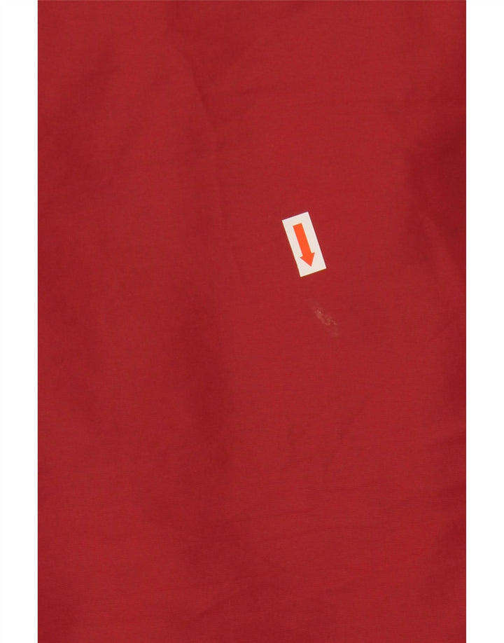 Jaqueta corta-vento masculina JACK & JONES com capuz Reino Unido 38 bloco colorido vermelho médio