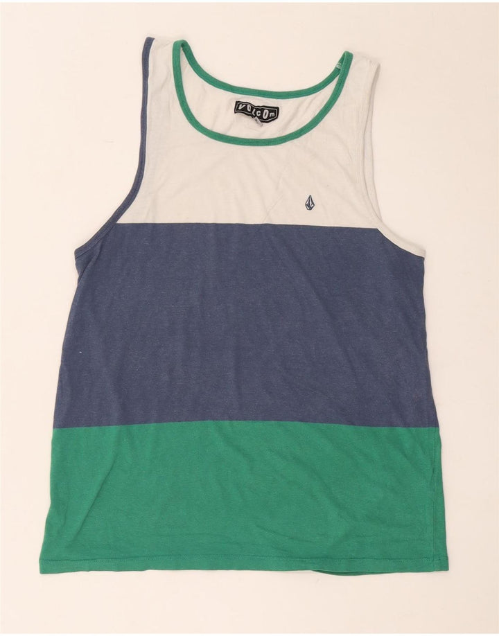 Colete masculino Volcom Top médio multicolorido Colourblock
