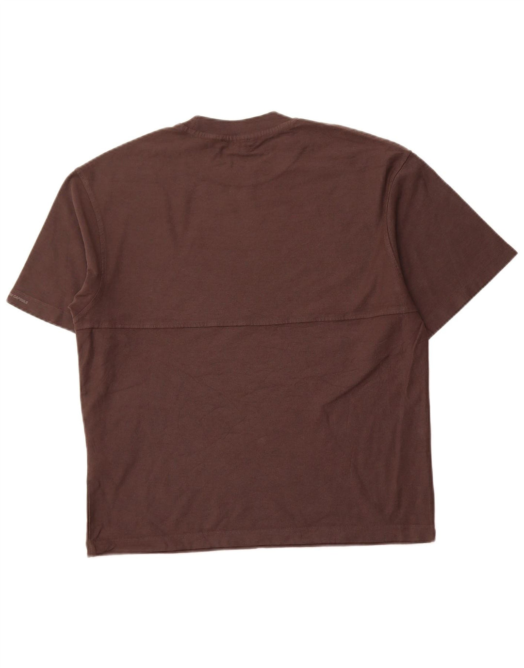 Camiseta masculina Zara Top pequeno algodão cinza