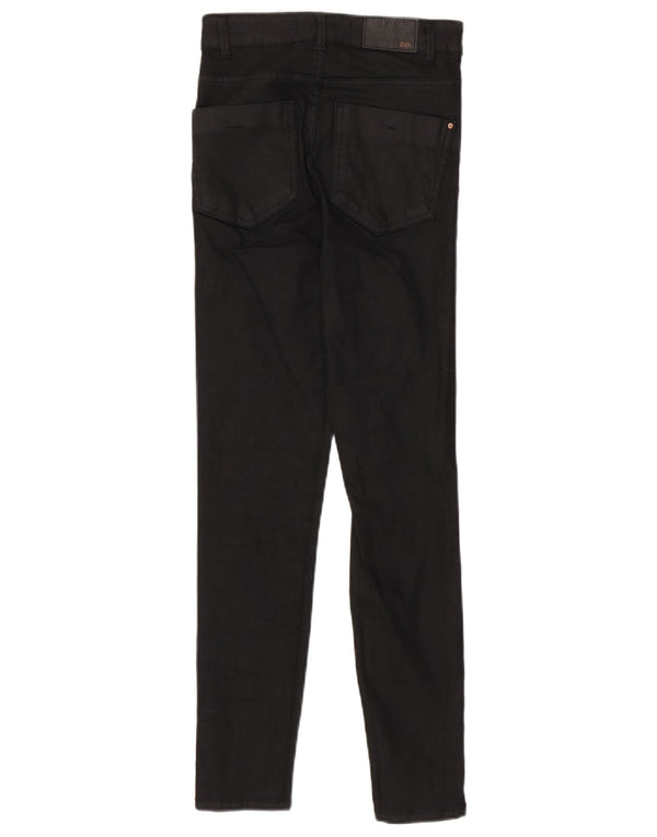 Calça jeans skinny feminina Zara EU 36 XS W26 L26 algodão preto