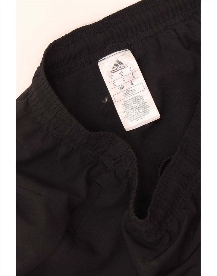 Adidas Mens Treino Calças Joggers Pequeno Poliéster Preto