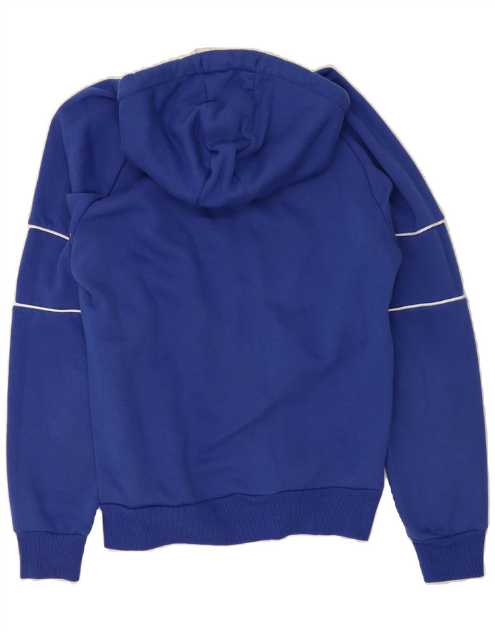 LOTTO Mens Graphic Hoodie Jumper Large Blue Cotton Vintage Lotto and Second-Hand Lotto from Messina Hembry 