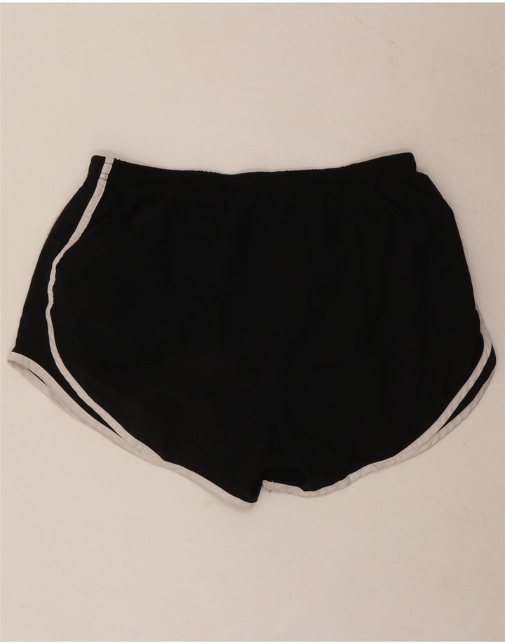Shorts esportivos femininos NIKE UK 14 grande poliéster preto