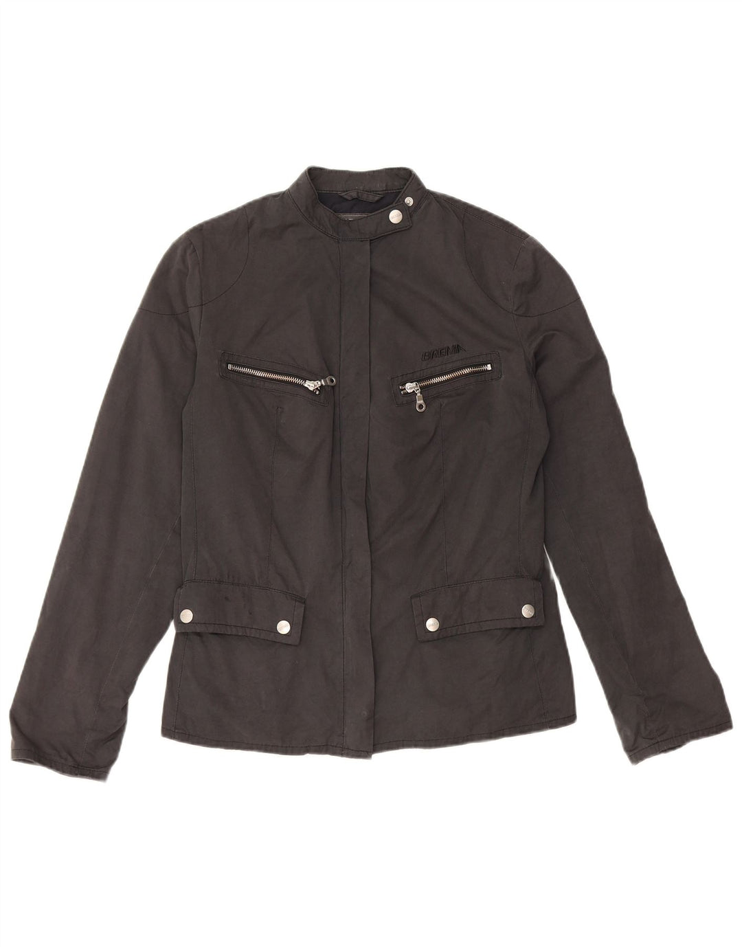 Brema Womens Racer Jacket UK 8 Pequeno Poliéster Preto