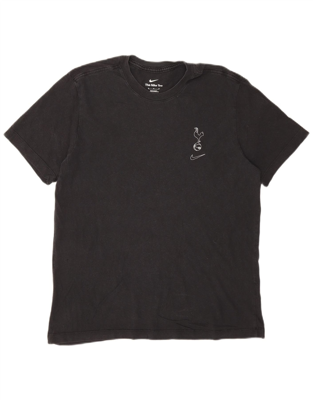 Camiseta masculina Nike Tottenham Hotspur com estampa gráfica de algodão preto médio