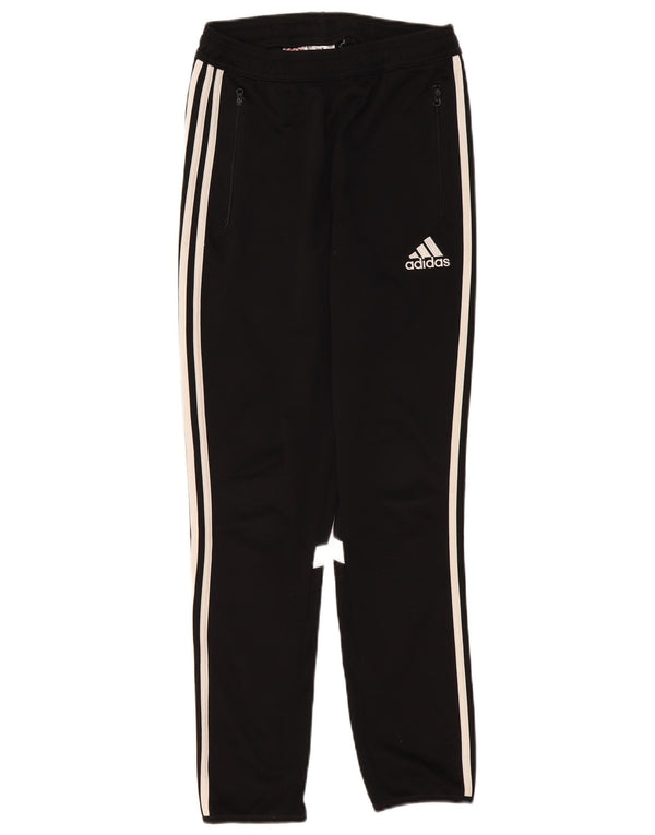 Calças de treino Adidas Boys Climacool 13-14 anos XL preto poliéster