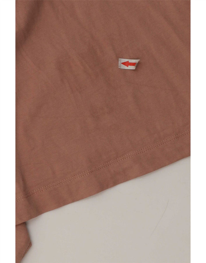 Camiseta masculina Nike Loose Fit Top Médio Algodão Rosa