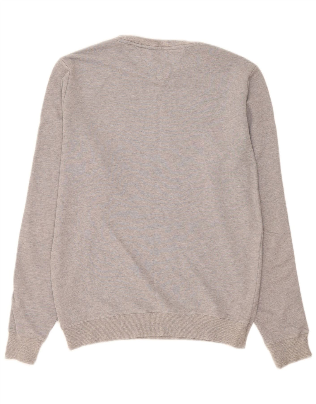 Tommy Hilfiger moletom gráfico masculino jumper médio cinza colorblock