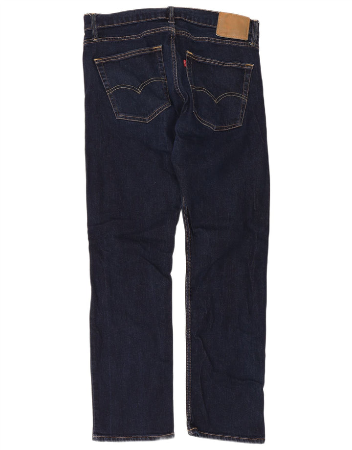 Levi's Masculino 551 Straight Jeans W36 L32 Azul Marinho Algodão