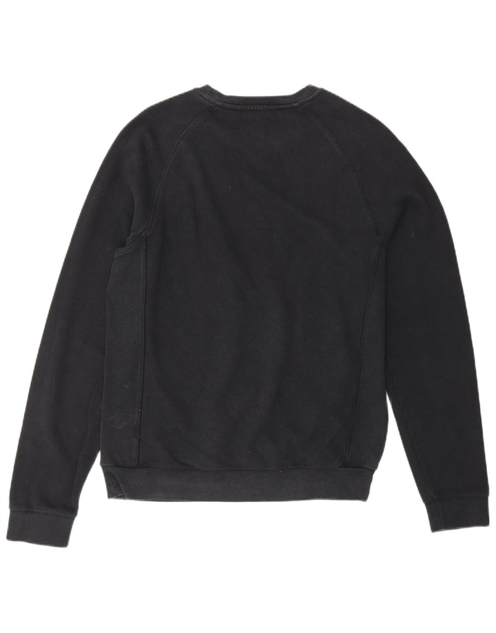 REISS moletom feminino jumper UK 14 médio azul marinho algodão