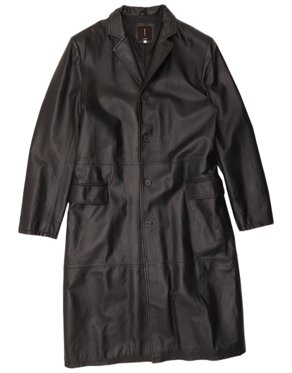 Casaco de couro masculino Conbipel IT 50 grande couro preto