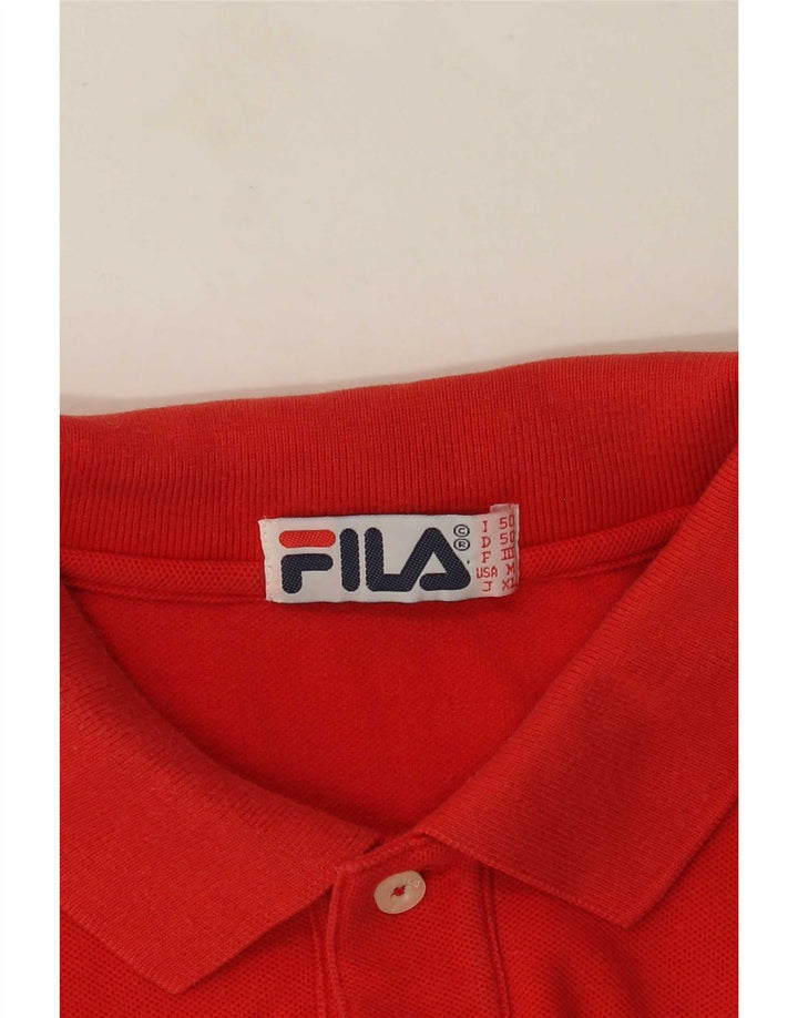 Polo Masculino Fila IT 50 Médio Vermelho