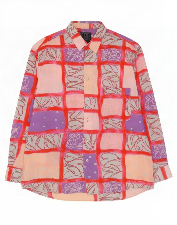 Camisa masculina Blue Bass XL patchwork multicolorido