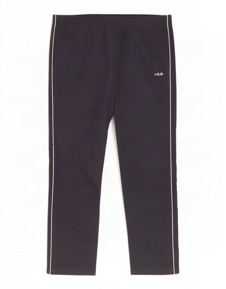 Calça de treino masculina Fila XL azul marinho poliéster