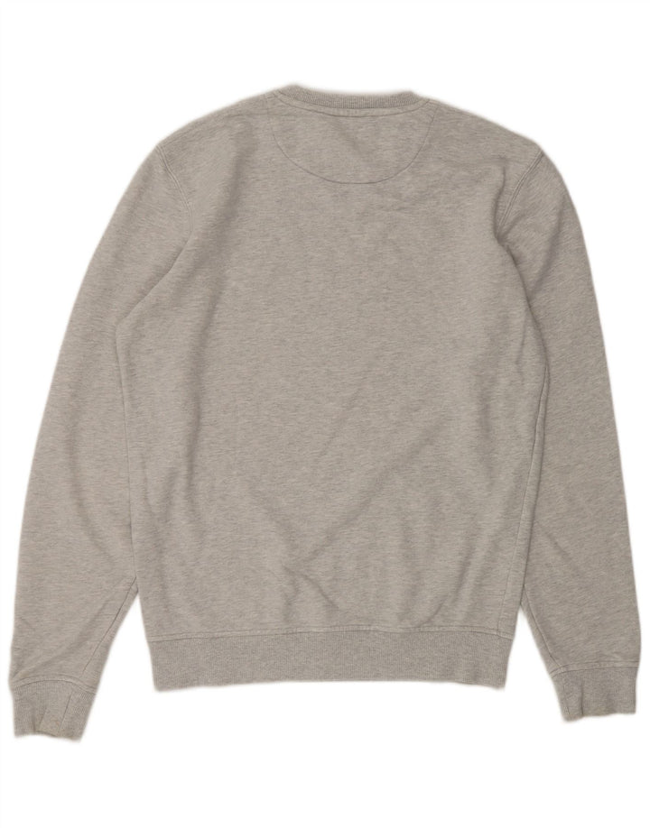 LYLE & SCOTT moletom masculino jumper pequeno algodão manchado cinza