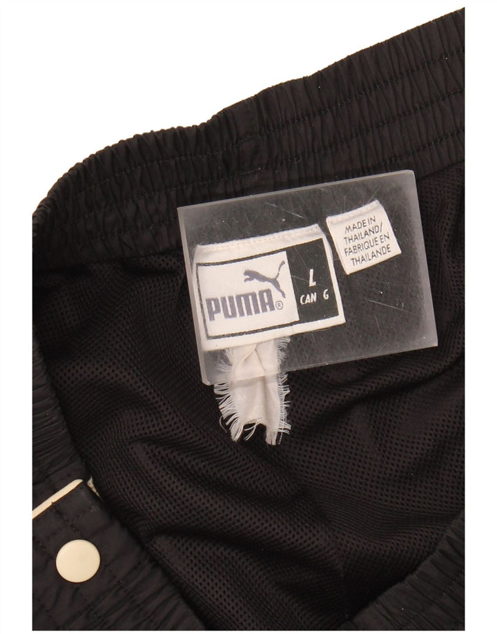 Calça de treino masculina PUMA grande preta
