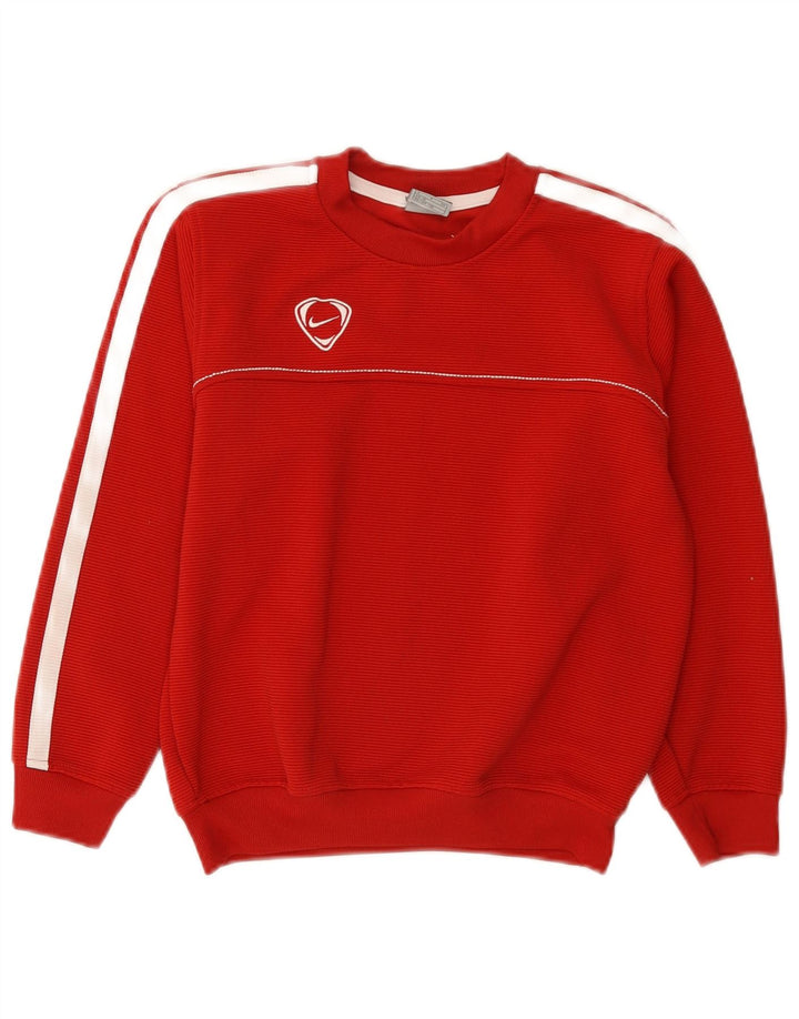 Moletom Nike Boys Jumper 9-10 Anos Pequeno Poliéster Vermelho