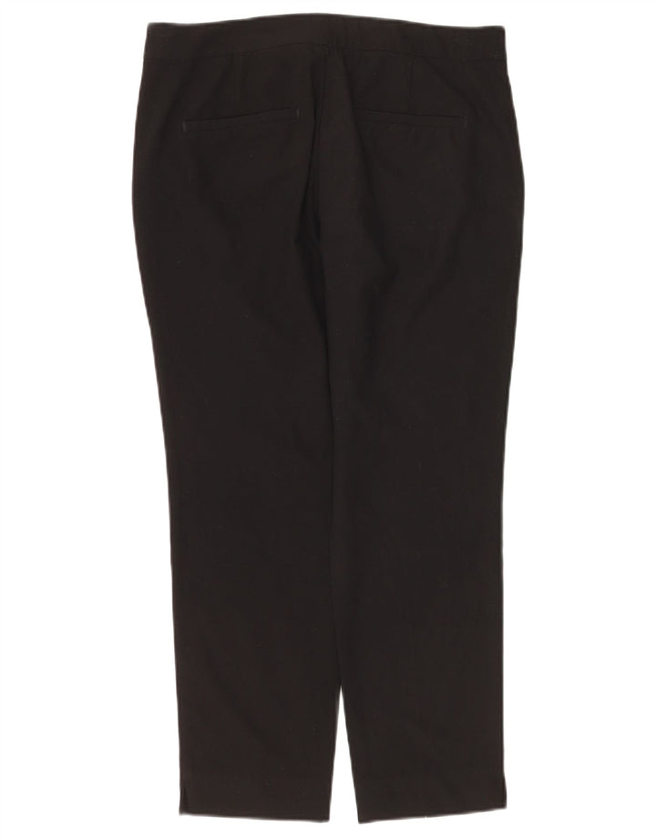 Calça Chino Slim Feminina Zara EU 38 Pequeno W28 L26 Poliéster Preto