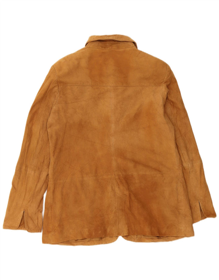 Jaqueta feminina Conbipel Free Heron Suede IT 46 grande couro marrom