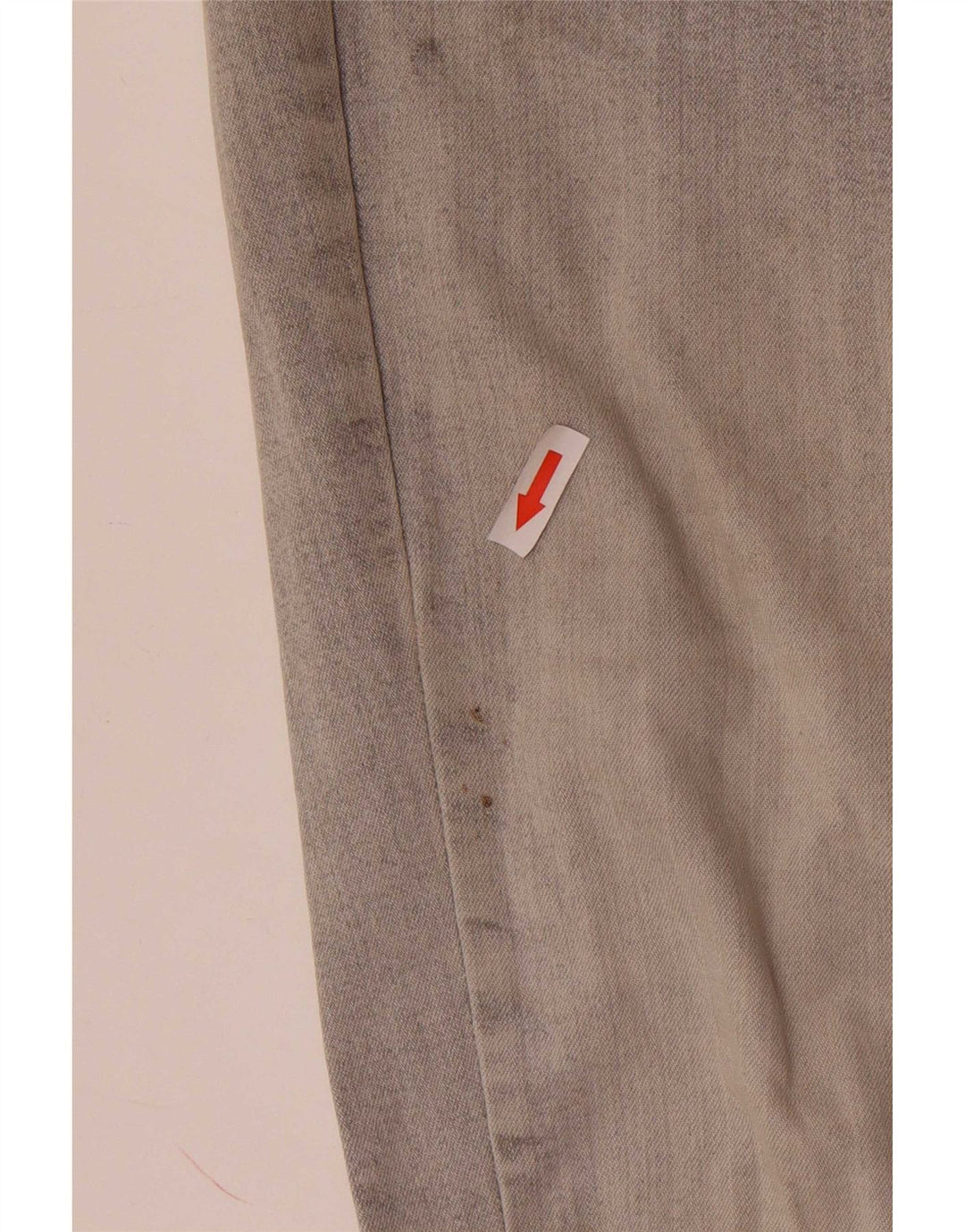 Jeans retos femininos Marks & Spencer Reino Unido 12 médio W30 L26 algodão cinza