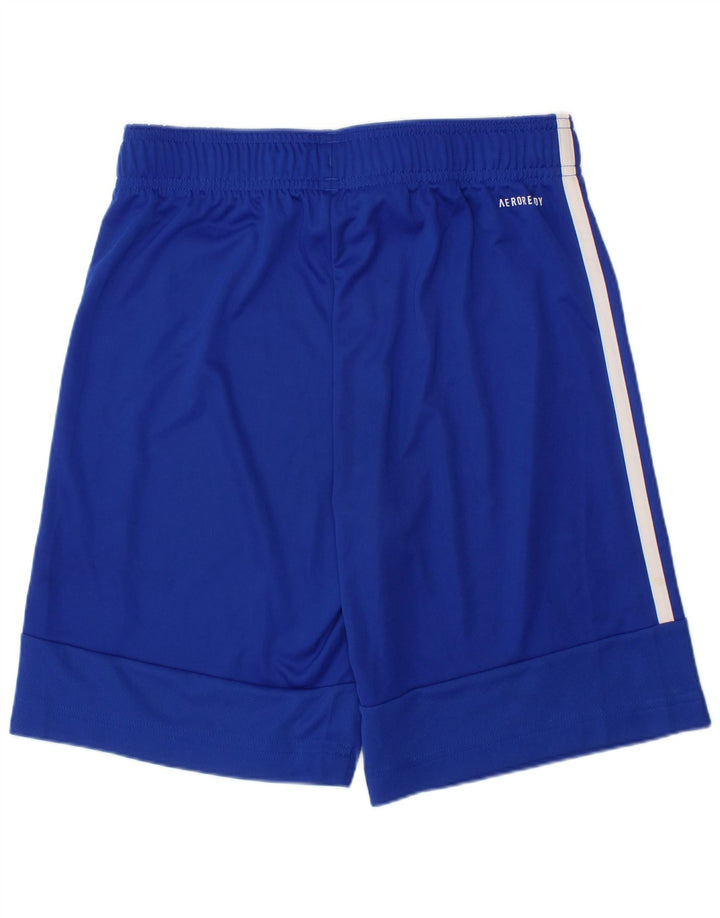 Calções desportivos ADIDAS Aeroready para rapaz 11-12 anos azul poliéster