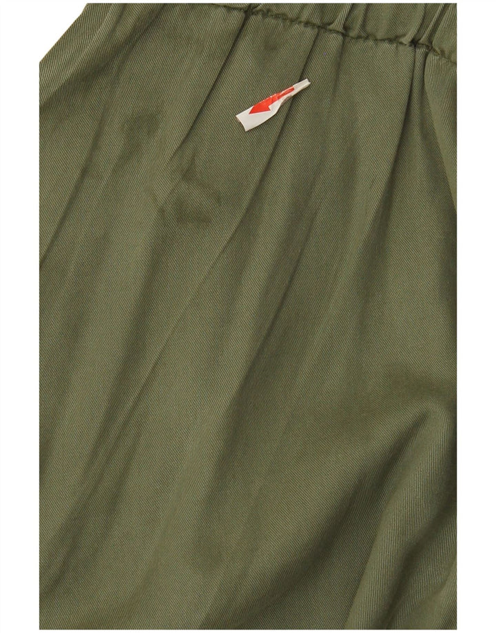 Vestido feminino Zara A-Line UK 12 médio cáqui