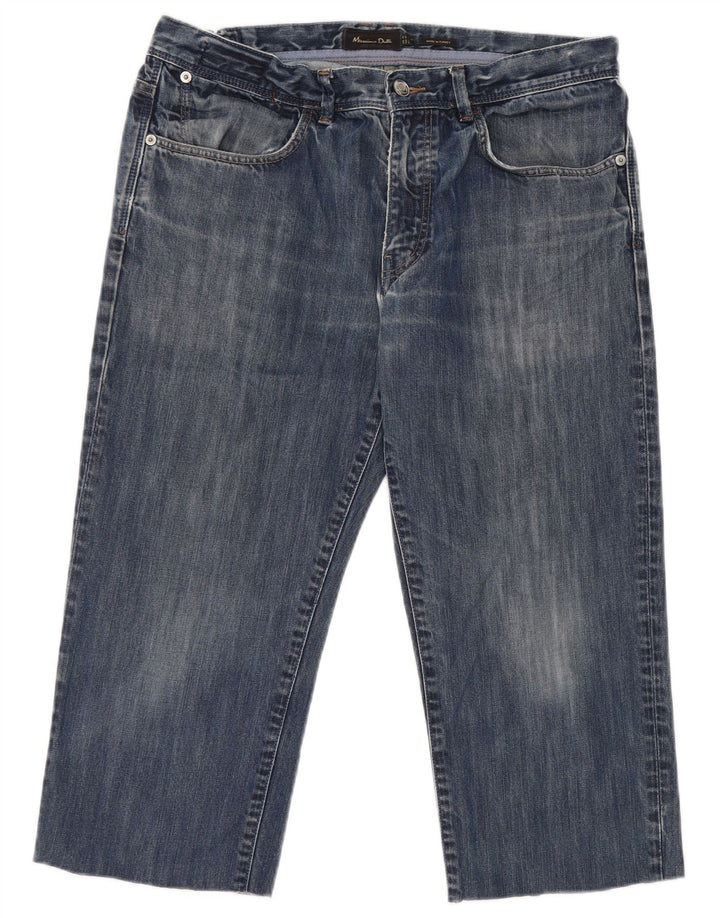 Massimo Dutti Mens Capri Jeans EU 42 Grande W32 L20 Azul Algodão