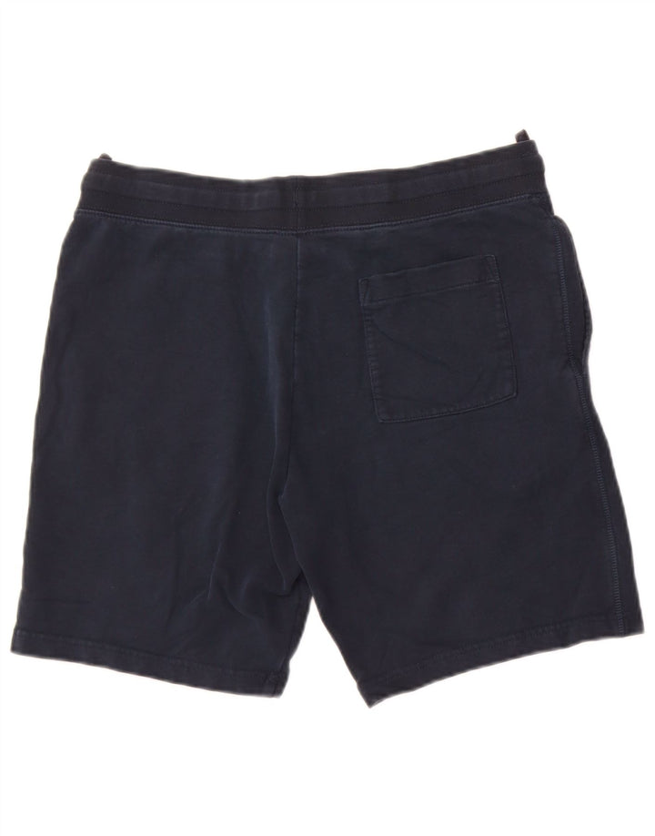 Shorts esportivos masculinos regulares da Marks & Spencer, algodão azul marinho médio