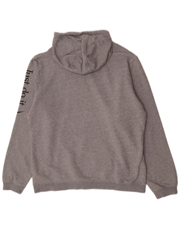 Adidas Mens Graphic Hoodie Jumper XL Cinza Algodão