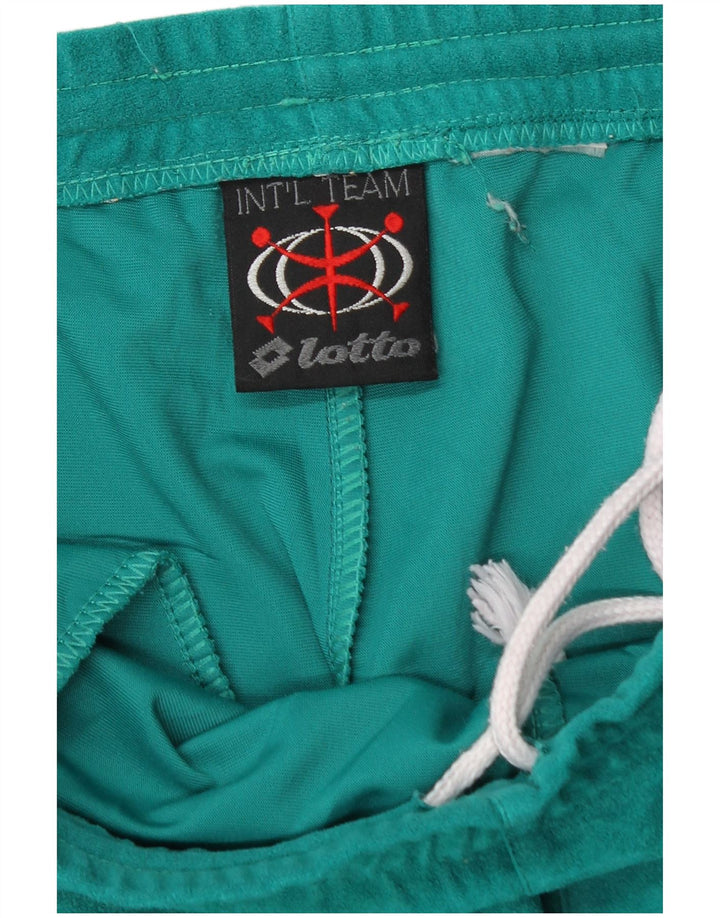 Calça esportiva masculina de lã LOTTO para corrida média turquesa