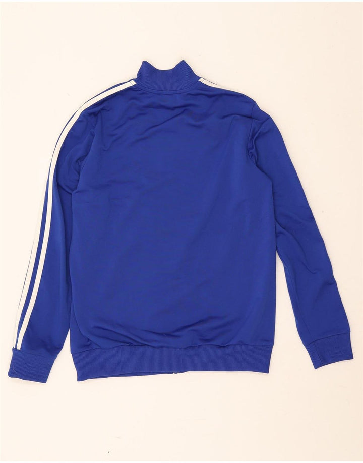 Jaqueta Adidas Meninos Treino Top 13-14 Anos Azul Colorblock Poliéster