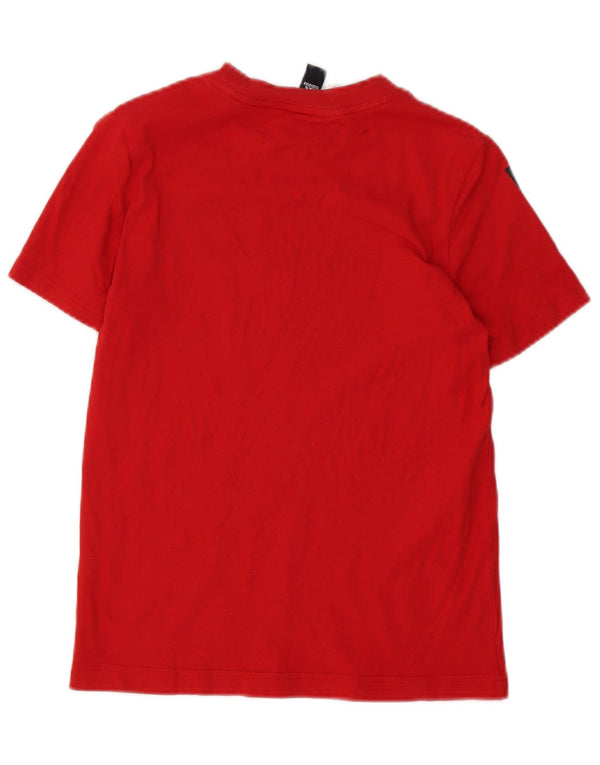 Camiseta Adidas Meninos Graphic Top 11-12 Anos Médio Vermelho