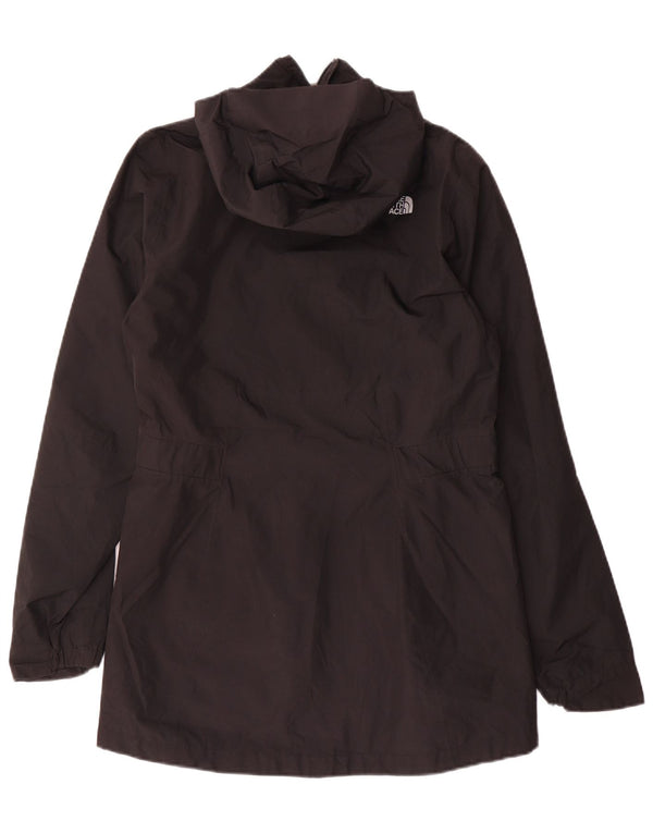 Jaqueta de chuva com capuz feminina The North Face UK 14 poliéster preto médio