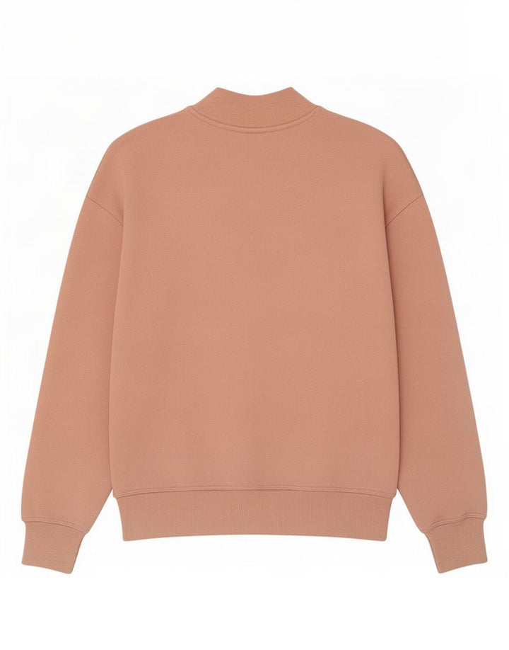 Jumper de moletom feminino grande Champion UK 14 algodão rosa médio