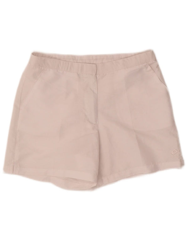 Shorts feminino casual Lotto W28 médio branco