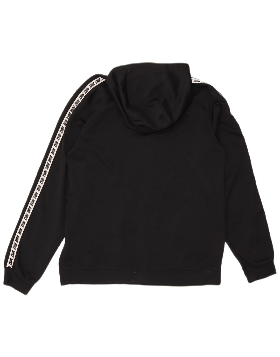 Jumper com capuz gráfico masculino Nike médio preto poliéster